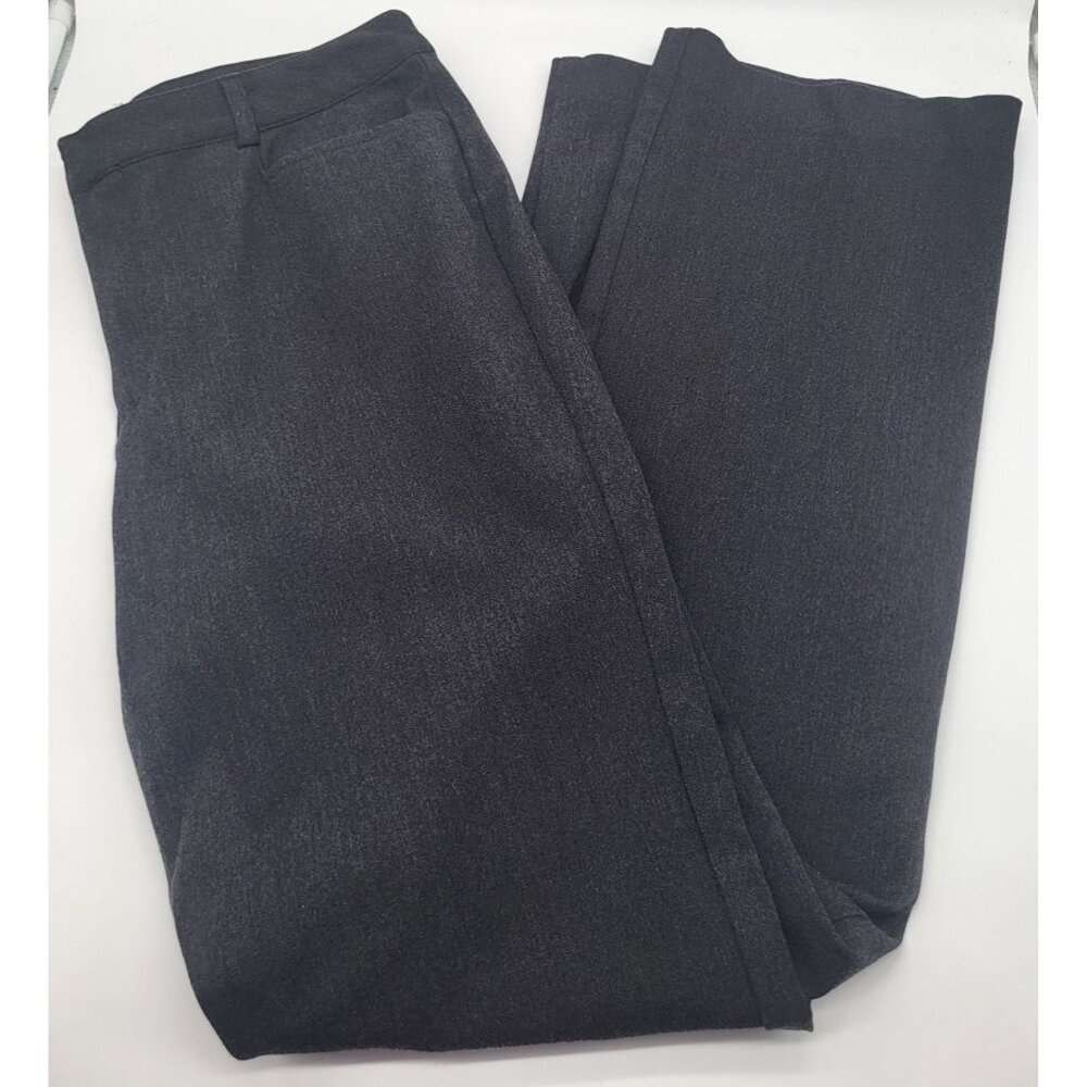 Gap Women's 10R VTG y2k Bootcut Stretch Gray Trouser Pants SZ 10R Classic Preppy